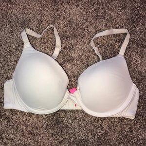 Victoria’s Secret Pink White Push Up Bra 34B